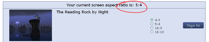 wallpaper aspect ratio